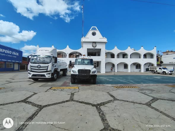 Pemex dona equipo al Ayuntamiento de Las Choapas para fortalecer servicios públicos
