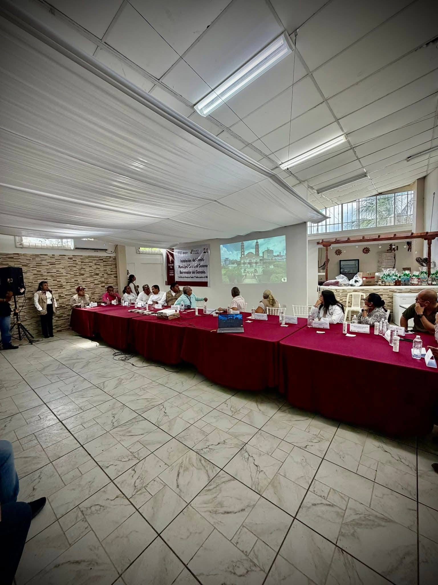 Instalan Comité contra el gusano barrenador en Las Choapas